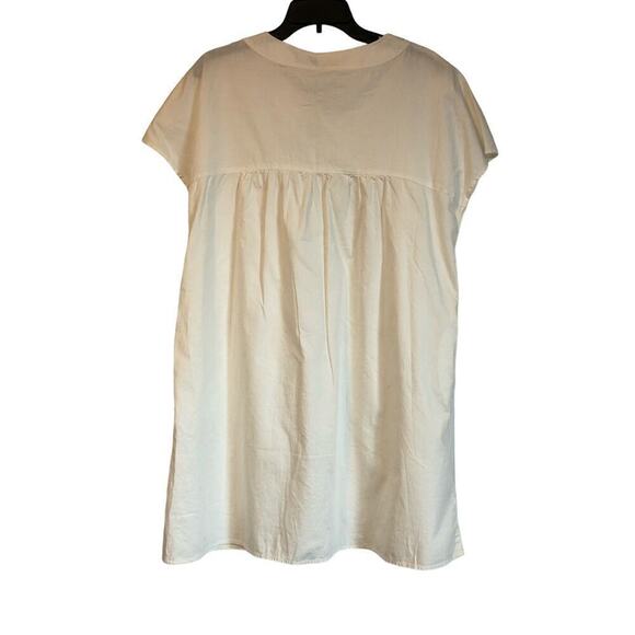 NWT Lepsim Womens Peasant Dress Sz L Smock Boxy Renaissance House Cottagecore - Picture 2 of 10